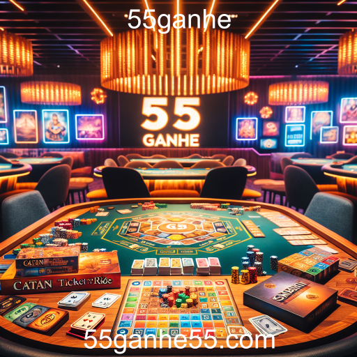 Descubra a Diversão dos Jogos de Mesa no 55ganhe